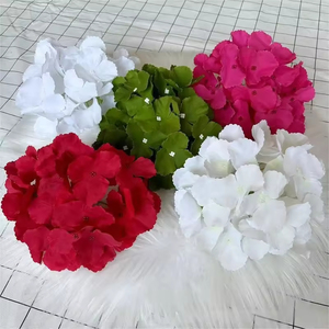 <b>Artificial</b> Fabric <b>Hydrangea</b> <b>Flowers</b> Faux Cheap Wedding <b>Flower</b> Arrangements <b>Hydrangea</b> Lifelike Texture - Product Image 2