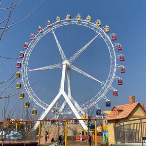 Célèbre fabricant de tours de loisir en chine, haute qualité, pas cher, 50m, bras de forme A, rayons, grande roue à vendre - Product Image 3