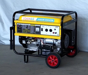 Chuyên nghiệp tự động bắt đầu kiểm soát 3 giai đoạn 7.5 Kw 230V 7.5 KVA im lặng 8500 Xăng xăng máy phát điện với xử lý và bánh xe - Product Image 3