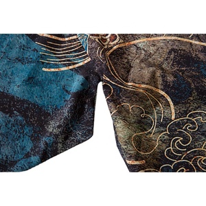 Ropa japonesa de Samurai para hombre y <span class=keywords><strong>mujer</strong></span>, cárdigan Harajuku, camisa <span class=keywords><strong>Haori</strong></span> para <span class=keywords><strong>mujer</strong></span>, Yukata tradicional femenina con estampado de carpa, conjunto de pantalones tipo Kimono - Product Image 5