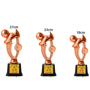 Trofeo in Plastica <span class=keywords><strong>Serie</strong></span> Calcio, Durevole e Creativo, per Tornei Sportivi, Lauree, Premio Miglior Marcatore - Product Image 4
