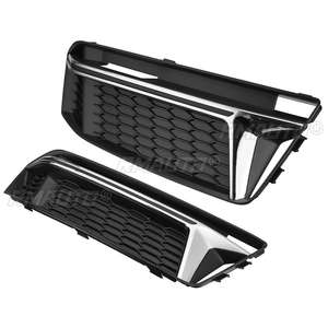 Nouvelle grille de phare antibrouillard avant 2X en nid d'abeille pour Audi A4 B9 S-Line S4 2016 2017 2018 8W0807681K 8W0807682K - Product Image 2