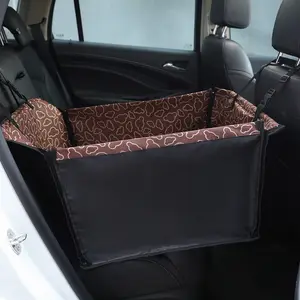 Cubierta trasera impermeable para mascotas, estera de viaje para perros, elevador de asiento de coche