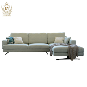 Canapé modulaire Atunus pour salon, meubles français, assise profonde, style nordique moderne, blanc, ensembles de canapés modulaires - Product Image 1