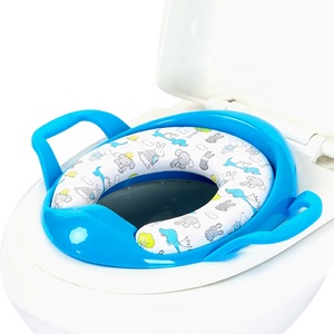 Pot <span class=keywords><strong>de</strong></span> toilette pour bébé, doux, rembourré, imprimé, <span class=keywords><strong>housse</strong></span> <span class=keywords><strong>de</strong></span> siège d'entraînement avec poignée <span class=keywords><strong>de</strong></span> siège <span class=keywords><strong>de</strong></span> toilette - Product Image 3