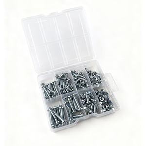 Juego <span class=keywords><strong>de</strong></span> tornillos hexagonales <span class=keywords><strong>de</strong></span> cabeza abombada con ranura Phillips y arandela <span class=keywords><strong>de</strong></span> acero inoxidable, tuercas y sujetadores - Product Image 2