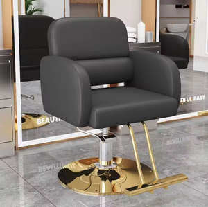 Sillón de Barbería Hidráulico Moderno con Cuero, Suministro de China para Salón de Belleza, Taburete Elevador, Precio de Equipo de Peluquería, Aplicación para Barbería - Product Image 2