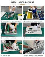 Kit de montage en rack BASEN V2 48v, kit de bricolage 48V, batterie Lifepo4 320Ah 330Ah, 14KWH 15KWH 16kwh avec équilibreur actif 5a, version européenne