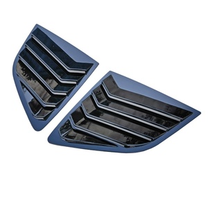 Cubierta Decorativa para Ventana Trasera Triangular y Rejilla de Ventilación Lateral Trasera para Auto, Welta ABS Negro, Compatible con CR-V 2023, 100% Ajustable - Product Image 4