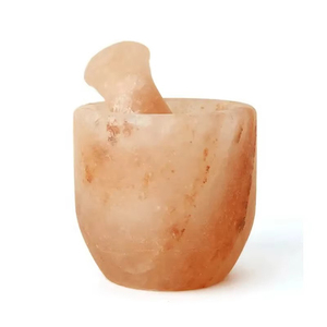 Mortero y Maja de Sal Rosa del Himalaya 100% Natural, Tallados en Piedra, Decoración para el Hogar, Alta Demanda, Venta al Por Mayor - Product Image 3