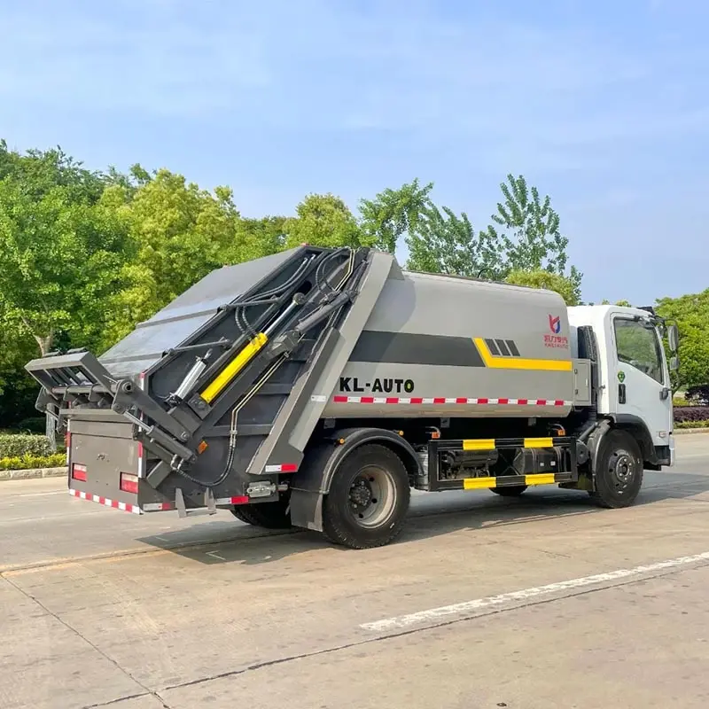 Dongfeng Compactor Road Limpieza Transporte de basura Camión 6x4 4x2 Camión de basura Vehículo de recolección de residuos