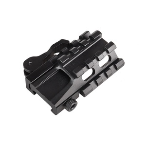 Adaptador de Montaje Elevador de Liberación Rápida Weaver de 20mm y 3 Ranuras de Aleación de Aluminio de Alta Resistencia, Ajustable en Altura, para Equipo de Caza al Aire Libre - Product Image 6