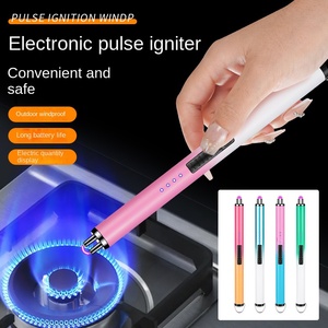 Briquet à arc de charge intelligent USB coloré plus récent cadeau d'affaires pour poêle et <span class=keywords><strong>bougie</strong></span> utilisation pour cigarette - Product Image 3