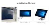 Computadora industrial integrada de 15 pulgadas IP65, panel táctil resistivo LCD resistente al agua, monitor HD de PC, pantalla CNC