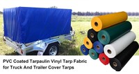 Bâche en PVC enduit 550 GSM 1000D personnalisable, robuste, imperméable et résistante aux déchirures, tissée unie, pour couverture de camion, tente ou auvent extérieur