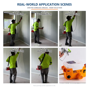PT21 Cordless Airless <strong>Paint</strong> <strong>Sprayer</strong> 2000PSI, Battery Powered Portable Airless <strong>Sprayer</strong> for Home Wall DIY Painting Projects - Product Image 6