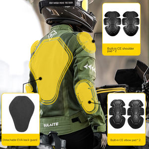 Ensemble veste et <span class=keywords><strong>pantalon</strong></span> de <span class=keywords><strong>moto</strong></span> respirant pour homme, tenue de <span class=keywords><strong>moto</strong></span>, protection de sécurité, combinaison de course - Product Image 2