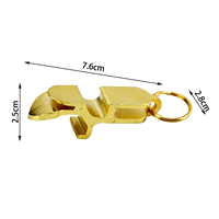 Abridor de botellas de Metal dorado personalizado de fábrica Escopeta Barra de cerveza Herramientas Herramienta de escopeta
