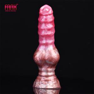 Fantasi anjing simpul Dildo dengan cangkir hisap silikon <span class=keywords><strong>Anal</strong></span> Plug wanita Masturbator <span class=keywords><strong>Vagina</strong></span> Stimula mainan seks untuk wanita - Product Image 1