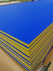 Lámina <span class=keywords><strong>de</strong></span> HDPE con Textura <span class=keywords><strong>de</strong></span> Piel <span class=keywords><strong>de</strong></span> Naranja, Bicolor, <span class=keywords><strong>de</strong></span> Tres Capas, Resistente a los Rayos UV, Apta para Instalaciones Recreativas al Aire Libre - Product Image 2