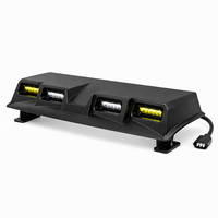 Barre lumineuse de toit YYD OVERLAND avec spoiler 120 W IP68 3000 K/6500 K 2 pods LED jaunes et blancs télécommandés Spot Flood tout-terrain