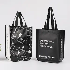 Küçük yeniden kullanılabilir tasarım yaratıcı yuvarlak alt kavisli köşeler dikiş yapış alışveriş keçe hediye çantası