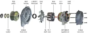 4HF1 S25163A S25168 S25171 8970324640 חלקי מנוע היתר טרקטור Bajaj טלוויזיות המתנע מנוע