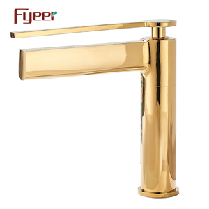 Lavabo de luxe Fyeer en laiton massif doré FYH8003 - Product Image 3
