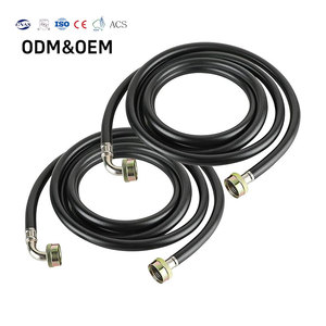 Juego de Mangueras de PVC y Goma Universales para Lavadora, Suministro de Fábrica, Tubo de Entrada de Agua con Conector de Aluminio - Product Image 1