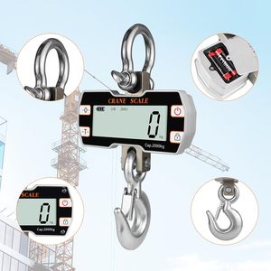 Digitale Schwerlast-Hakenwaage <span class=keywords><strong>1000</strong></span> <span class=keywords><strong>kg</strong></span> 2000 <span class=keywords><strong>kg</strong></span> Kranwaage LCD LED-Anzeige mit Fernbedienung OEM - Product Image 4