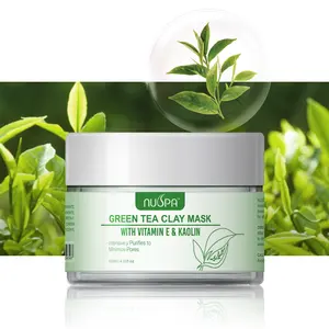 Wholesaler Supplier Price Hot Sale Natural Green Tea Extract Facial Mask Gentle Cleansing Blackheads Remover Facial Mask