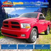 Visera de Ventana Acrílica para Dodge Ram 1500/10-25 2500 3500 Cabina Estándar 09-18