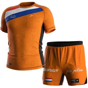 Pantalones Cortos Deportivos Nation Elite con Tela que Absorbe la Humedad y Diseño con la Bandera Nacional para Entrenamiento Deportivo Profesional - Product Image 2