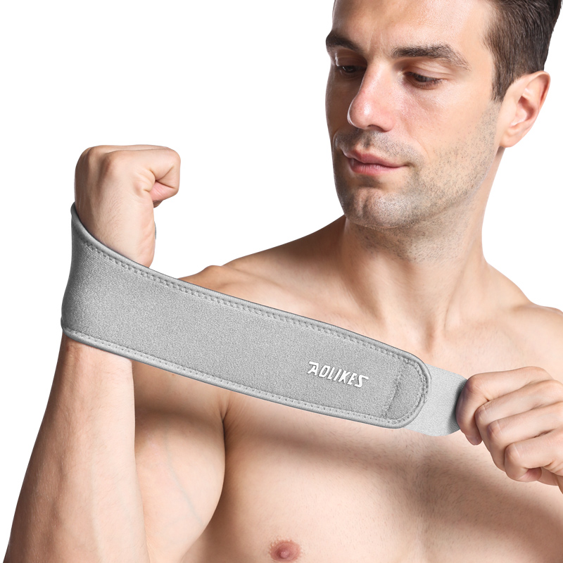 Спортивный фиксатор для большого пальца Aolikes, регулируемый компрессионный фиксатор на запястье для фитнеса, тяжелой атлетики и тендинита