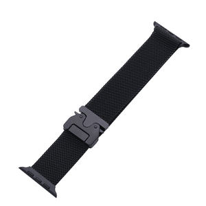 <span class=keywords><strong>Bracelet</strong></span> de luxe étanche en maille milanaise en acier inoxydable avec fermoir parachute pour <span class=keywords><strong>Apple</strong></span> <span class=keywords><strong>Watch</strong></span> Series 11, 10, 9, <span class=keywords><strong>8</strong></span>, 7 - Product Image 1