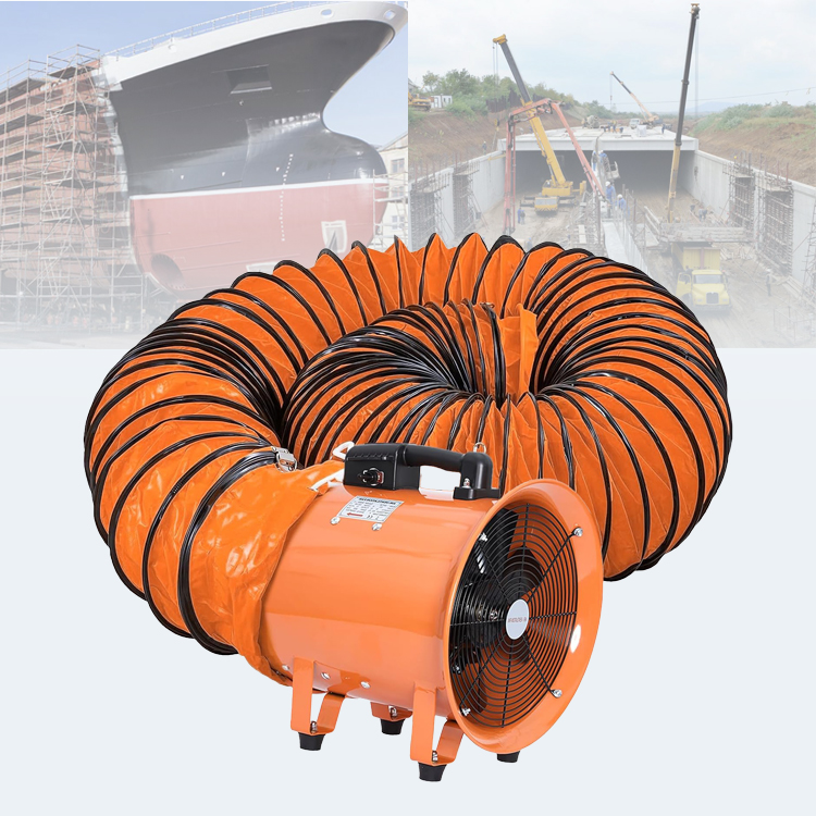 Ventilation Fan and Flexible Duct High Performance Cooling