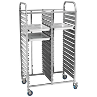 Chariot Offre Spéciale à plateau de support d'acier inoxydable d'équipement de boulangerie de restaurant/chariot à plateau de cuisson avec le plateau