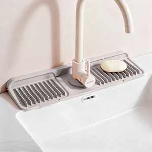 LEDUN 2025 3 colori rubinetto in Silicone stuoia di scarico <span class=keywords><strong>lavello</strong></span> da cucina paraspruzzi <span class=keywords><strong>lavello</strong></span> da cucina tappetino protettivo di scarico in Silicone esteso tappetino di scarico - Product Image 1