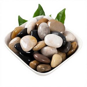 Galets cinq couleurs, pierres lavées de couleur naturelle pour applications industrielles, minéraux - Product Image 2