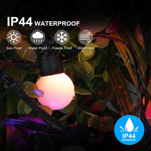 Dc 5v port USB APP boutons clés télécommande festival de noël <span class=keywords><strong>hollywood</strong></span> vacances éclairage décoration ampoule ronde led cordes - Product Image 2