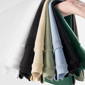 <span class=keywords><strong>T</strong></span>-shirt girocollo da uomo taglie forti in cotone 100% pesante, personalizzabile con logo DTG, stile streetwear, per stampa puff - Product Image 2