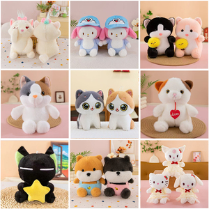 Fornitura Diretta dalla Fabbrica: Simpatico Giocattolo di Peluche a Forma di Gatto da 24 cm, Palla Pom Pom, Premio per Macchine Artiglio e <span class=keywords><strong>Giochi</strong></span> Arcade, Ingrosso - Product Image 3