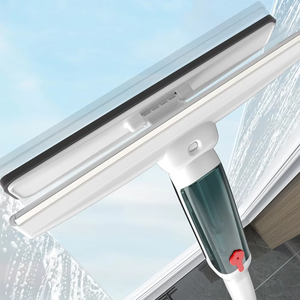 2025 NIEUW Lange Steel Dubbel Gebruik Spuitfles Ruitenreiniger Microvezel Rubber Glas Spuitwisser Ruitenwisser Ruitenreiniger - Product Image 3
