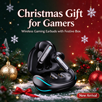 Écouteurs intra-auriculaires stéréo sans fil TWS 2027, étanches IPX5, Bluetooth 6.0, avec éclairage RGB pour le gaming, connectivité Type-C, pour le sport