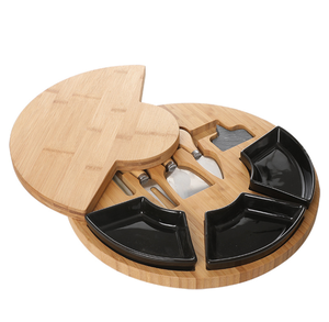 Jeu de planches à <span class=keywords><strong>fromage</strong></span> personnalisées, charchettes et <span class=keywords><strong>plateau</strong></span> de service, pour découper la viande et le <span class=keywords><strong>fromage</strong></span>, Set de couteaux pour le service - Product Image 6