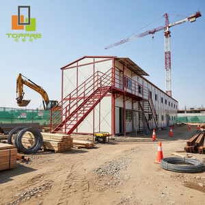 Modulaire préfabriqué pour site éloigné Résidentiel Main-d 'œuvre Hébergement Conteneur mobile de 2 étages Maison détachable de type K prête à l'emploi - Product Image 5