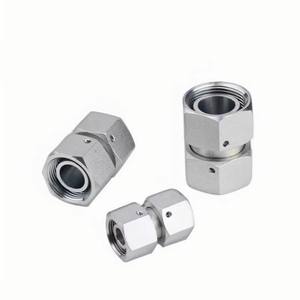 Raccords de tubes hydrauliques Norme DIN Acier zingué Union pivotante GZ Réducteur pivotant <span class=keywords><strong>GZR</strong></span> 24 DKO Pivotant Filetage métrique Haute - Product Image 3