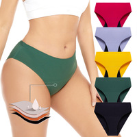 Culottes menstruelles pour femmes à haute absorption, 4 couches, anti-fuites, réutilisables, lavables, pour flux abondant