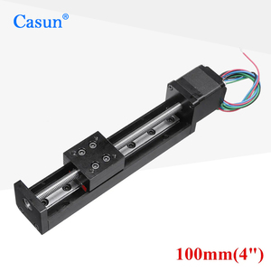Actuador lineal eléctrico Mini sistema <span class=keywords><strong>de</strong></span> movimiento 28x28mm Motor paso a paso NEMA 11 Guía lineal - Product Image 3