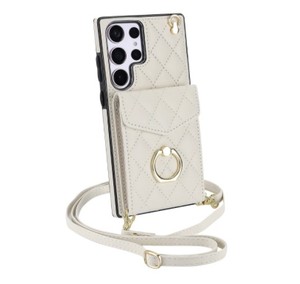 Borsa a tracolla custodia a portafoglio in pelle PU con tasca a fisarmonica di lusso per <span class=keywords><strong>Samsung</strong></span> Galaxy S23 <span class=keywords><strong>cover</strong></span> posteriore in pelle Ultra - Product Image 3